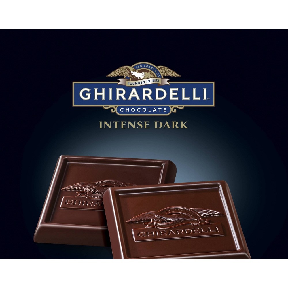 slide 2 of 5, Ghirardelli Dark 60% Cacao Chocolate Squares, 4.8 oz