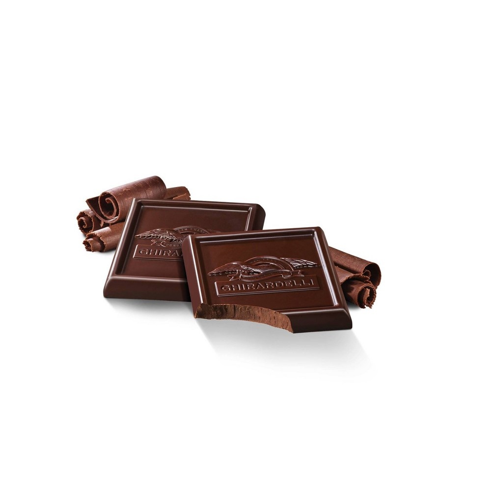 slide 3 of 5, Ghirardelli Dark 60% Cacao Chocolate Squares, 4.8 oz