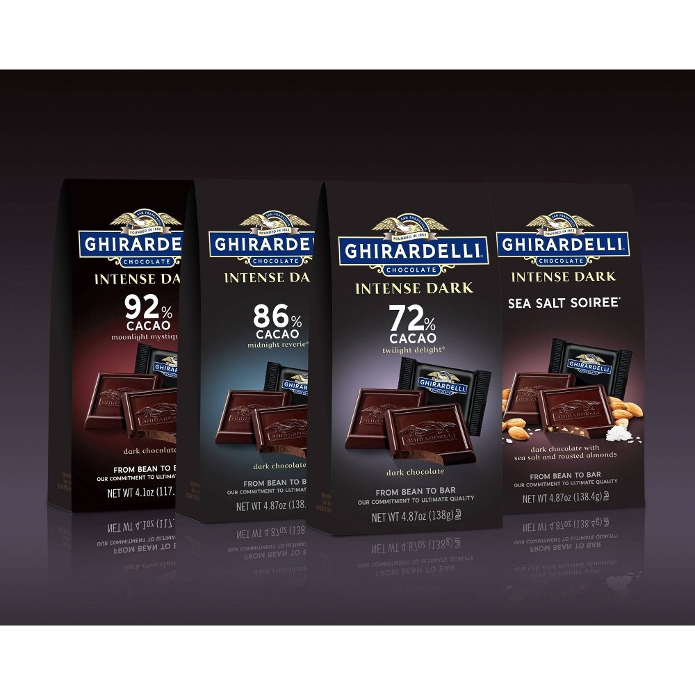 slide 5 of 5, Ghirardelli Dark 60% Cacao Chocolate Squares, 4.8 oz