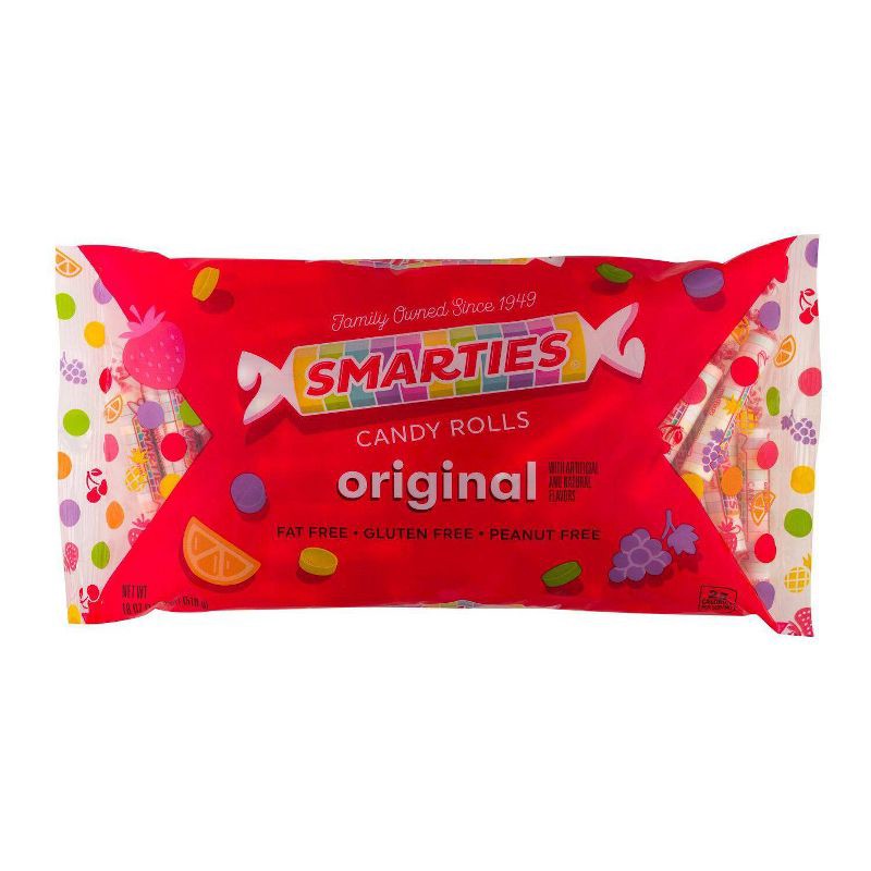 slide 1 of 5, Smarties Assorted Flavors Candy Rolls - 18oz, 18 oz