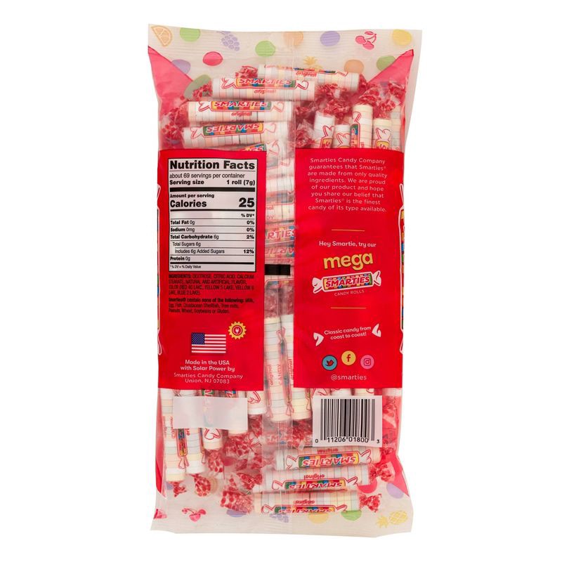 slide 5 of 5, Smarties Assorted Flavors Candy Rolls - 18oz, 18 oz