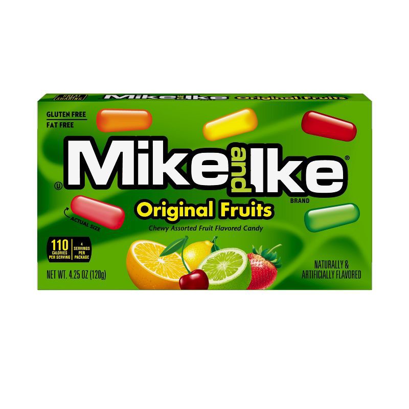 slide 1 of 5, Mike and Ike Original Fruits Chewy Assorted Candy - 4.25oz, 4.25 oz