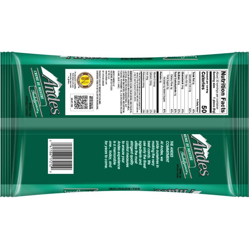 slide 6 of 6, Andes Creme De Menthe Chocolate Thins - 9.5oz, 9.5 oz