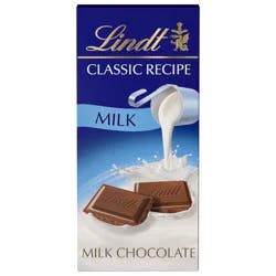 Lindt Classic Recipe Milk Chocolate Candy Bar - 4.4 oz.