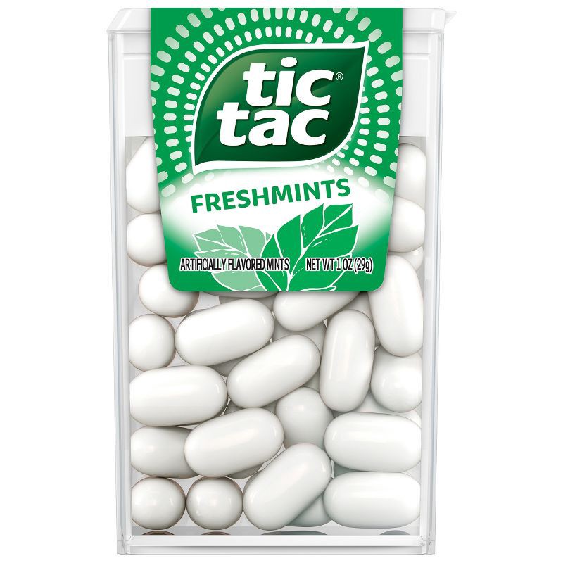 slide 1 of 7, Tic Tac Fresh Breath Mint Candies, Freshmint Singles - 1oz, 1 oz