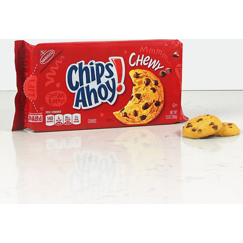 slide 4 of 9, Chips Ahoy! Chewy Chocolate Chip Cookies - 13oz, 13 oz