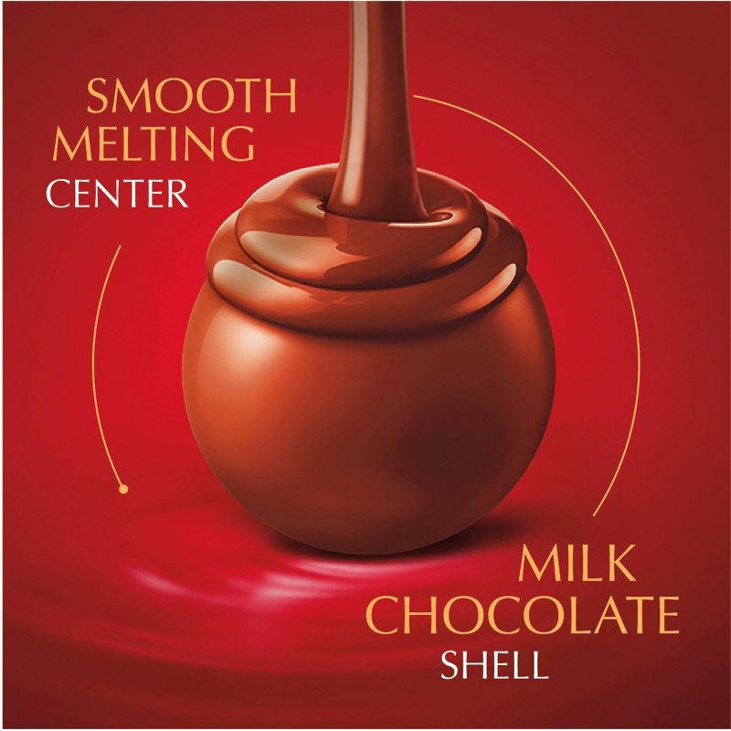 slide 2 of 7, Lindt Lindor Milk Chocolate Candy Truffles - 6 oz., 6 oz