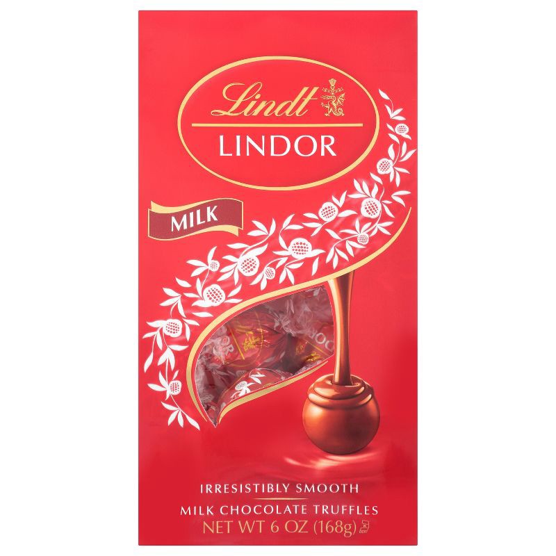 slide 7 of 7, Lindt Lindor Milk Chocolate Candy Truffles - 6 oz., 6 oz