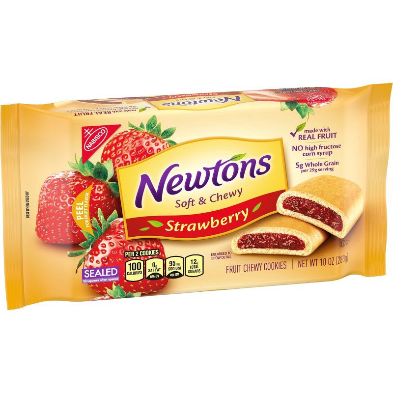 slide 4 of 15, Newtons Strawberry Fruit Chewy Cookies - 10oz, 10 oz