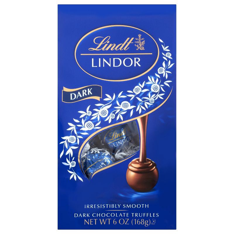 slide 7 of 7, Lindt Lindor Dark Chocolate Candy Truffles - 6 oz., 6 oz