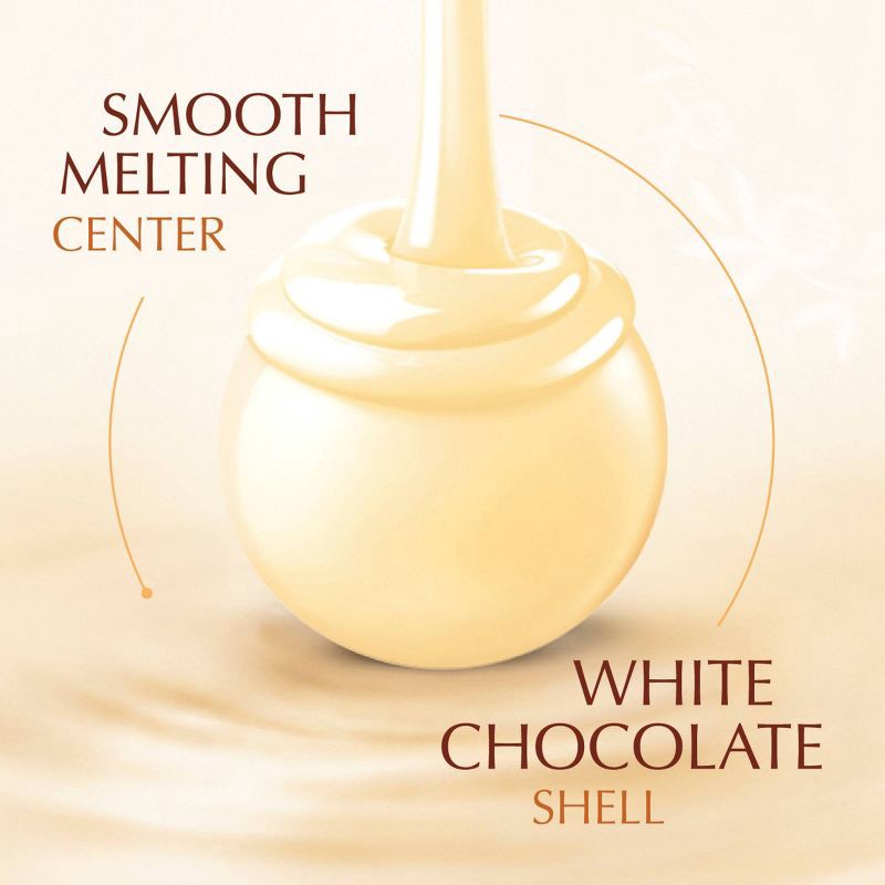 slide 2 of 7, Lindt Lindor White Chocolate Candy Truffles - 6 oz., 6 oz