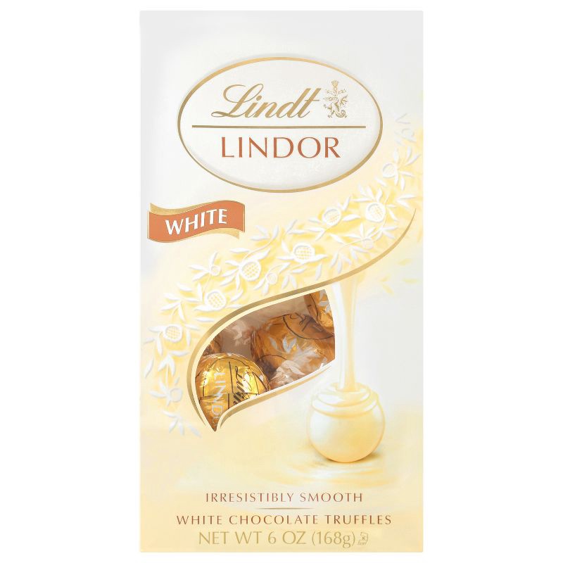 slide 7 of 7, Lindt Lindor White Chocolate Candy Truffles - 6 oz., 6 oz