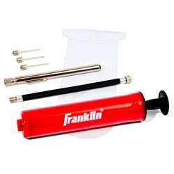 Franklin Sports Ball Maintenance Kit: Manual Air Pump 120 PSI, Sports Balls Accessory