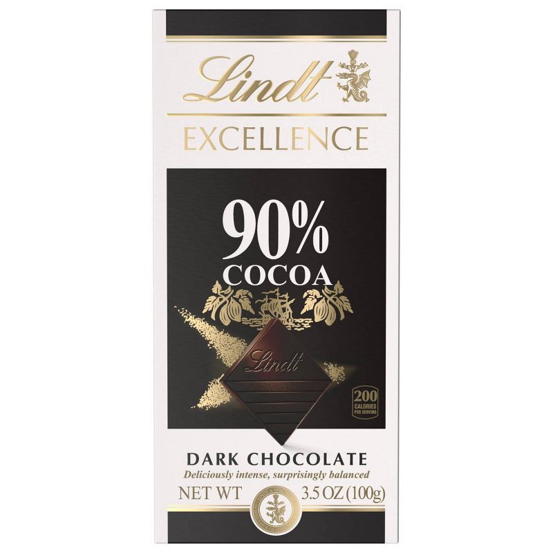 slide 9 of 11, Lindt Excellence 90% Cocoa Dark Chocolate Candy Bar - 3.5 oz., 3.5 oz