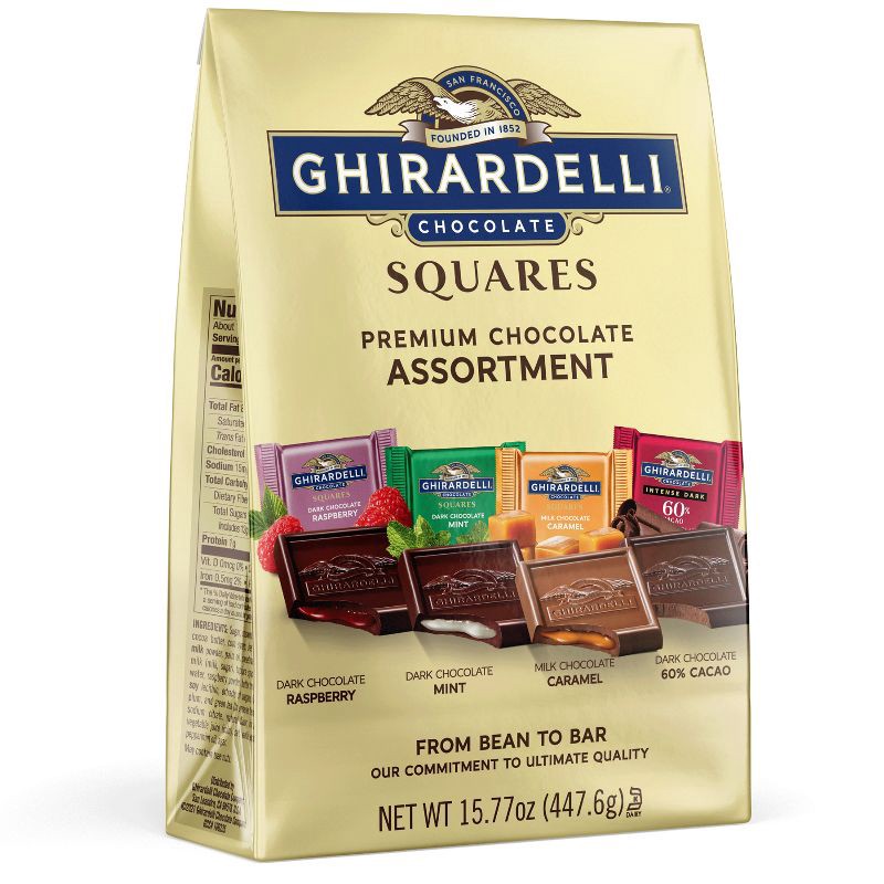 slide 2 of 7, Ghirardelli Premium Chocolate Candy Squares Assortment - 15.77oz, 15.77 oz