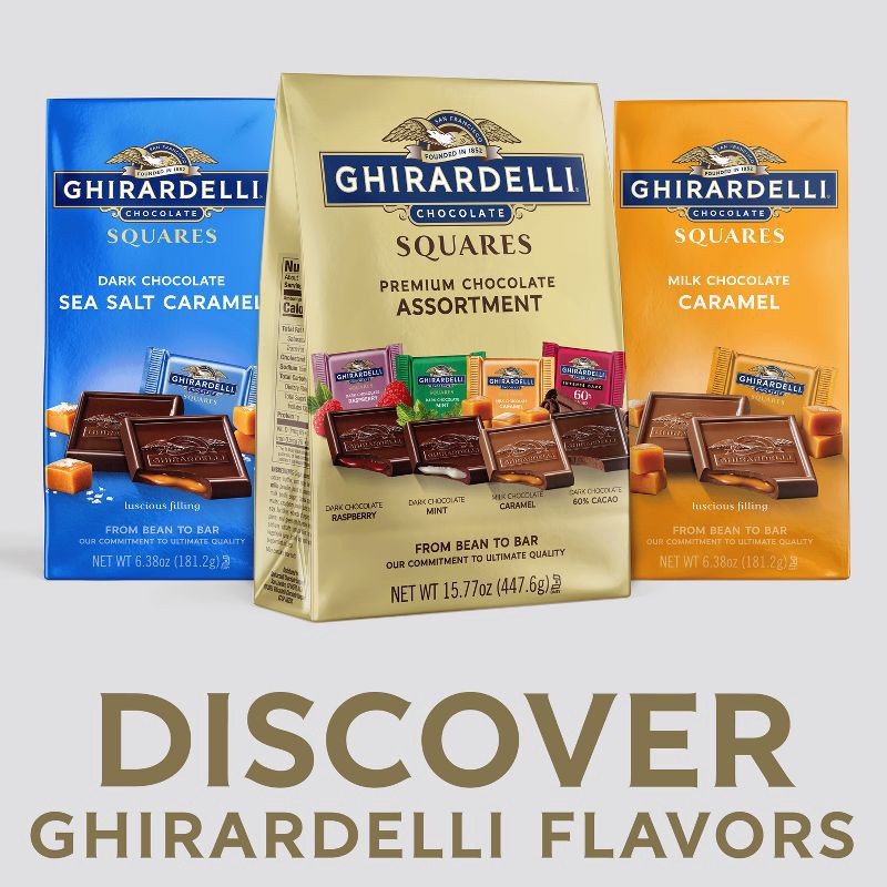 slide 4 of 7, Ghirardelli Premium Chocolate Candy Squares Assortment - 15.77oz, 15.77 oz