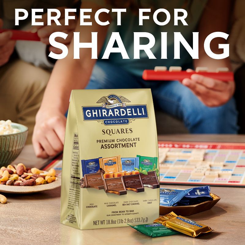 slide 6 of 7, Ghirardelli Premium Chocolate Candy Squares Assortment - 15.77oz, 15.77 oz