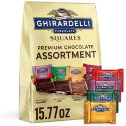 Ghirardelli Premium Chocolate Candy Squares Assortment - 15.77oz