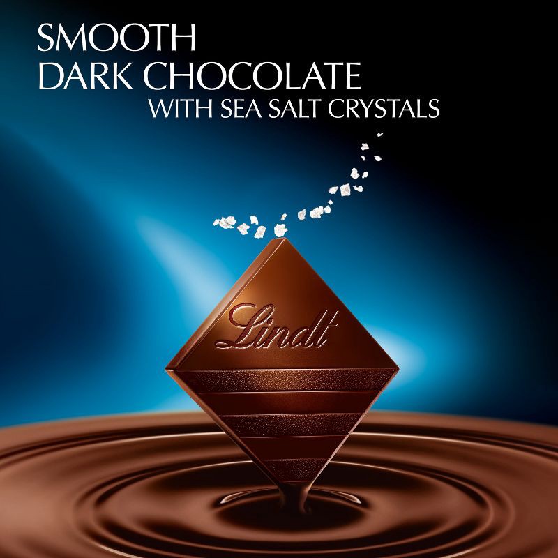 slide 3 of 10, Lindt Excellence Sea Salt Dark Chocolate Candy Bar - 3.5 oz., 3.5 oz
