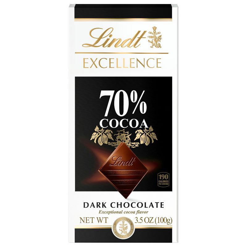 slide 11 of 11, Lindt Excellence 70% Cocoa Dark Chocolate Candy Bar - 3.5 oz., 3.5 oz