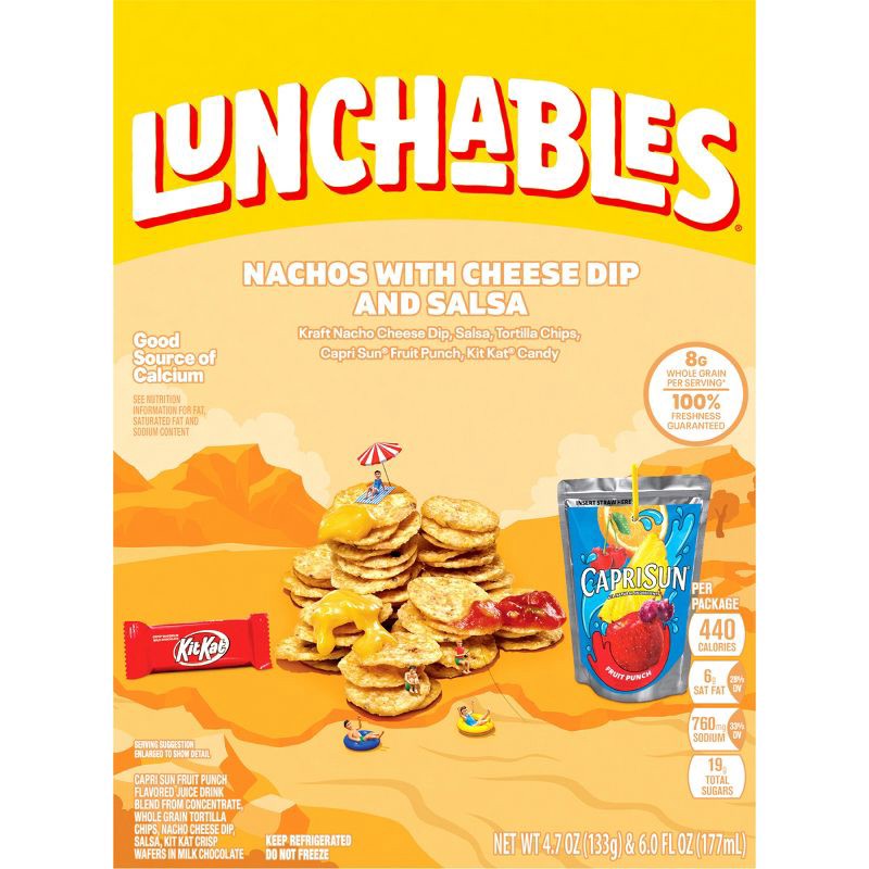 slide 10 of 10, Lunchables Nachos Cheese Dip & Salsa - 10.7oz, 10.7 oz
