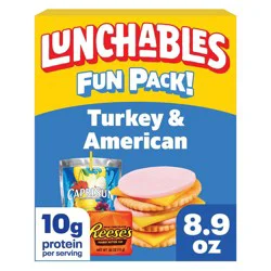 Lunchables Turkey & American Cheese Cracker Stackers - 8.9oz
