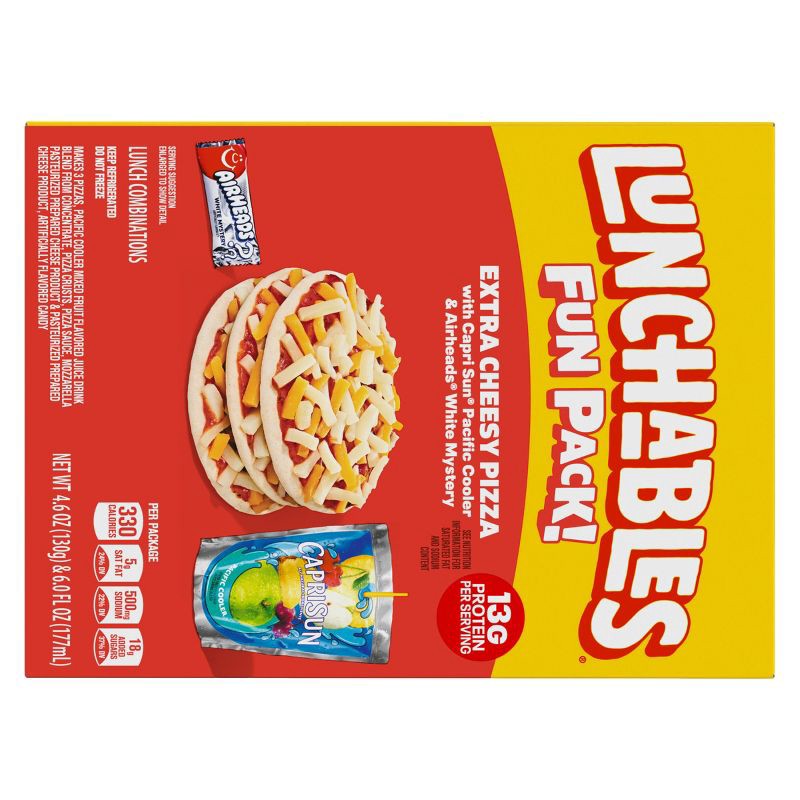 slide 8 of 11, Lunchables Extra Cheesy Pizza - 10.6oz, 10.6 oz
