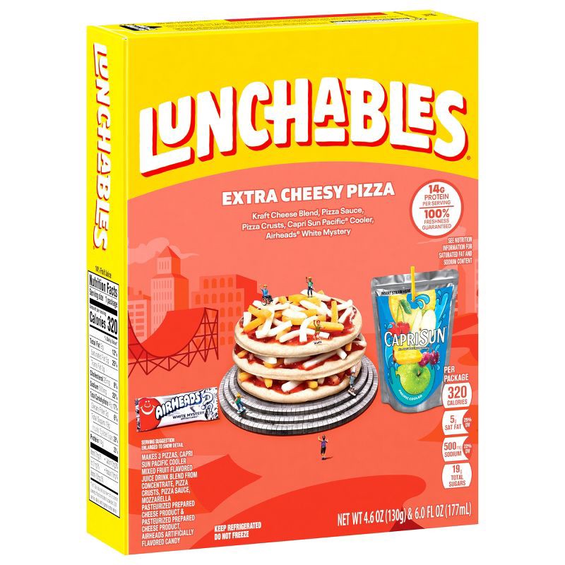 slide 11 of 11, Lunchables Extra Cheesy Pizza - 10.6oz, 10.6 oz