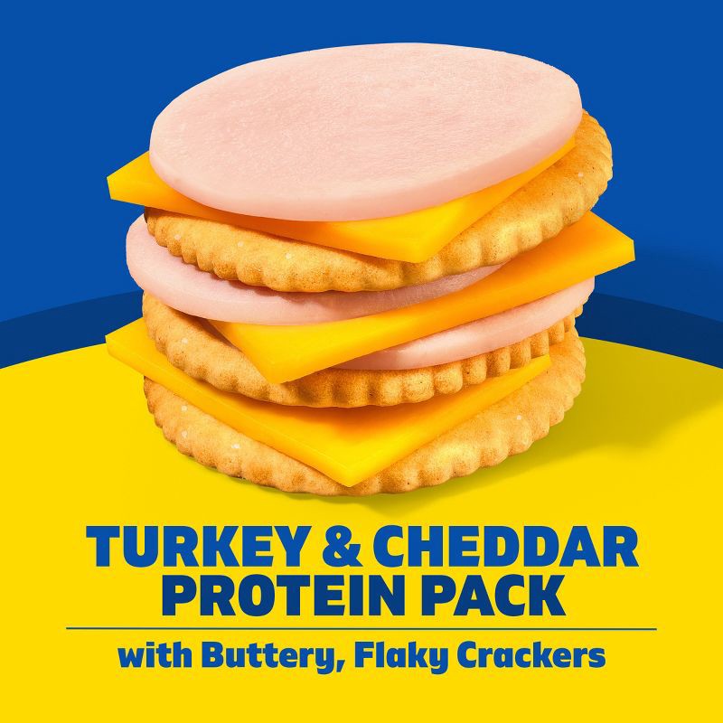 slide 4 of 10, Lunchables Turkey & Cheddar Cheese with Crackers - 3.2oz, 3.2 oz