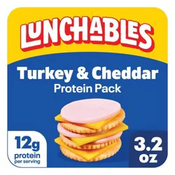Lunchables Turkey & Cheddar Cheese with Crackers - 3.2oz