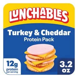 Lunchables Turkey & Cheddar Cheese with Crackers - 3.2oz