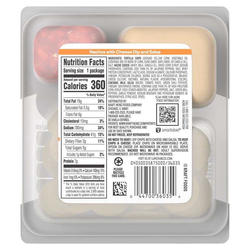 slide 8 of 9, Lunchables Nachos Cheese Dip & Salsa - 4.4oz, 4.4 oz