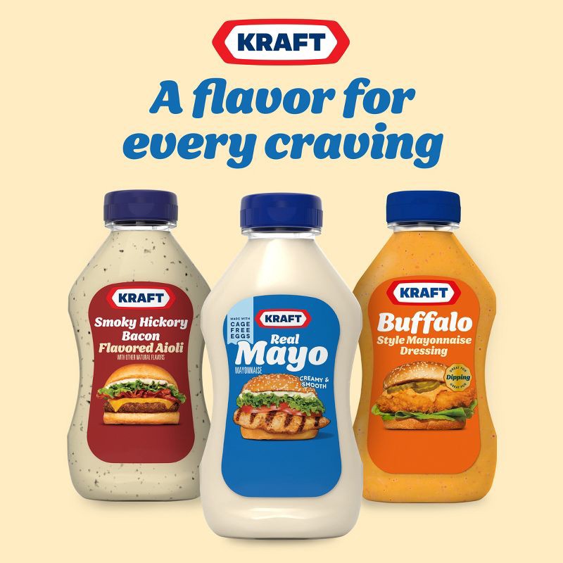 slide 9 of 9, Kraft Real Mayonnaise Squeeze Bottle 12oz, 12 oz