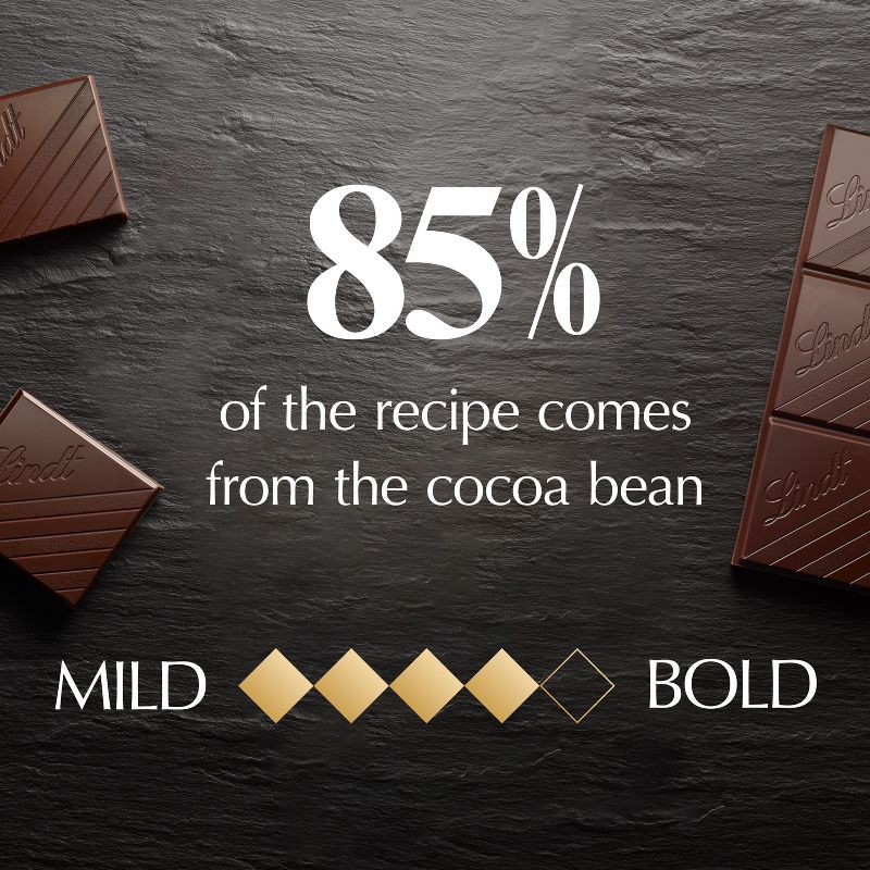 slide 5 of 11, Lindt Excellence 85% Cocoa Dark Chocolate Candy Bar - 3.5 oz., 3.5 oz