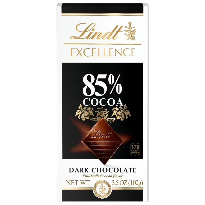 slide 7 of 11, Lindt Excellence 85% Cocoa Dark Chocolate Candy Bar - 3.5 oz., 3.5 oz