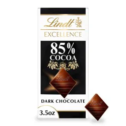 Lindt Excellence 85% Cocoa Dark Chocolate Candy Bar - 3.5 oz.