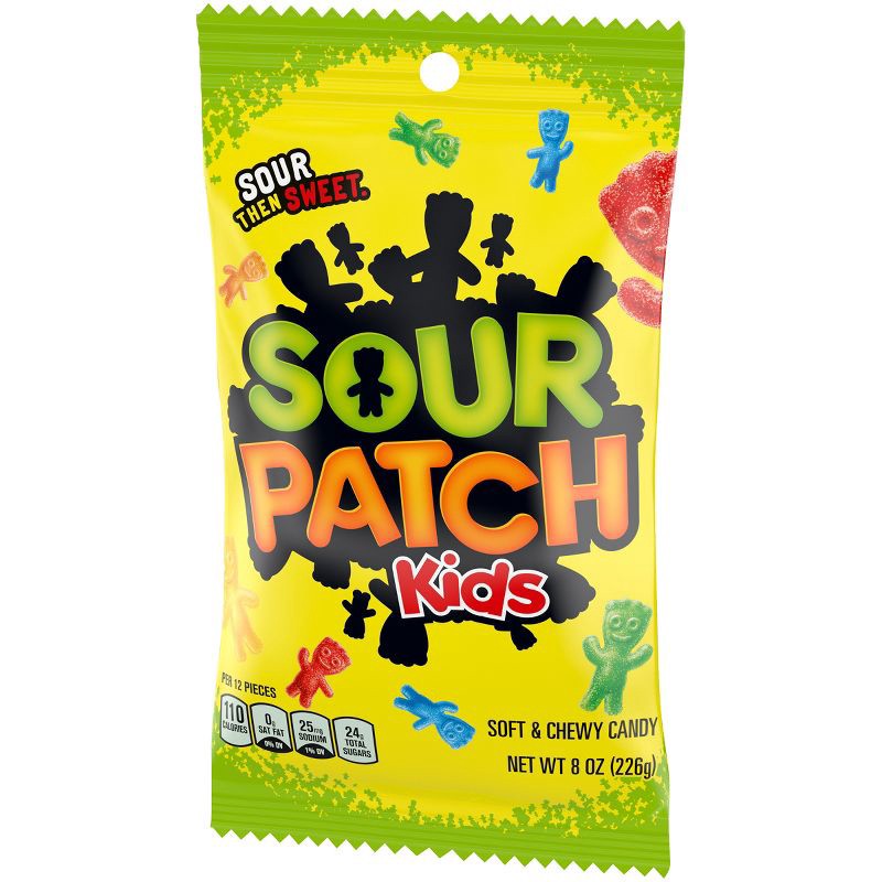 slide 9 of 18, SOUR PATCH KIDS Original Soft and Chewy Candy - 8oz Bag, 8 oz