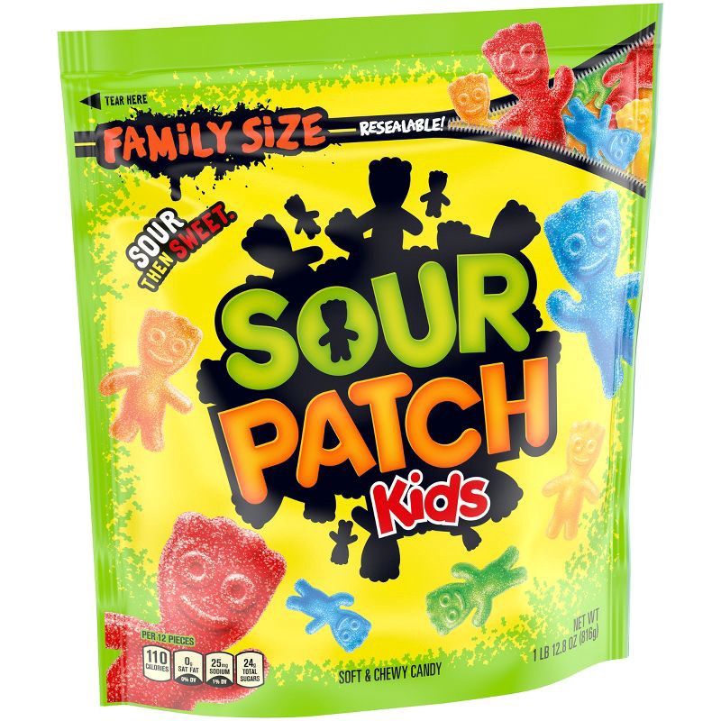 slide 8 of 15, Sour Patch Kids Assorted Soft & Chewy Candy - 28.8oz, 28.8 oz