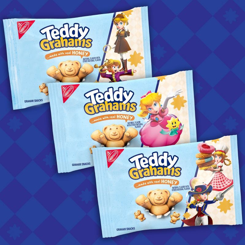 slide 3 of 10, Teddy Grahams Honey Graham Snacks - 12oz/12ct, 12 ct; 12 oz