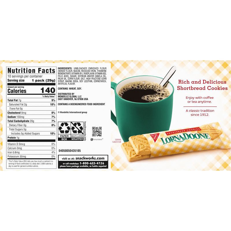 slide 9 of 15, Lorna Doone Shortbread Cookies Snack Packs - 10oz/10ct, 10 oz