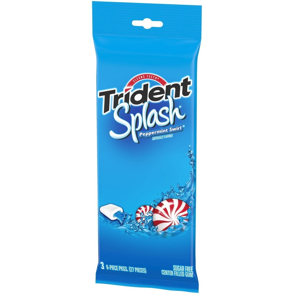 slide 4 of 9, Trident Splash Peppermint Swirl Sugar Free Gum, 2.1 oz