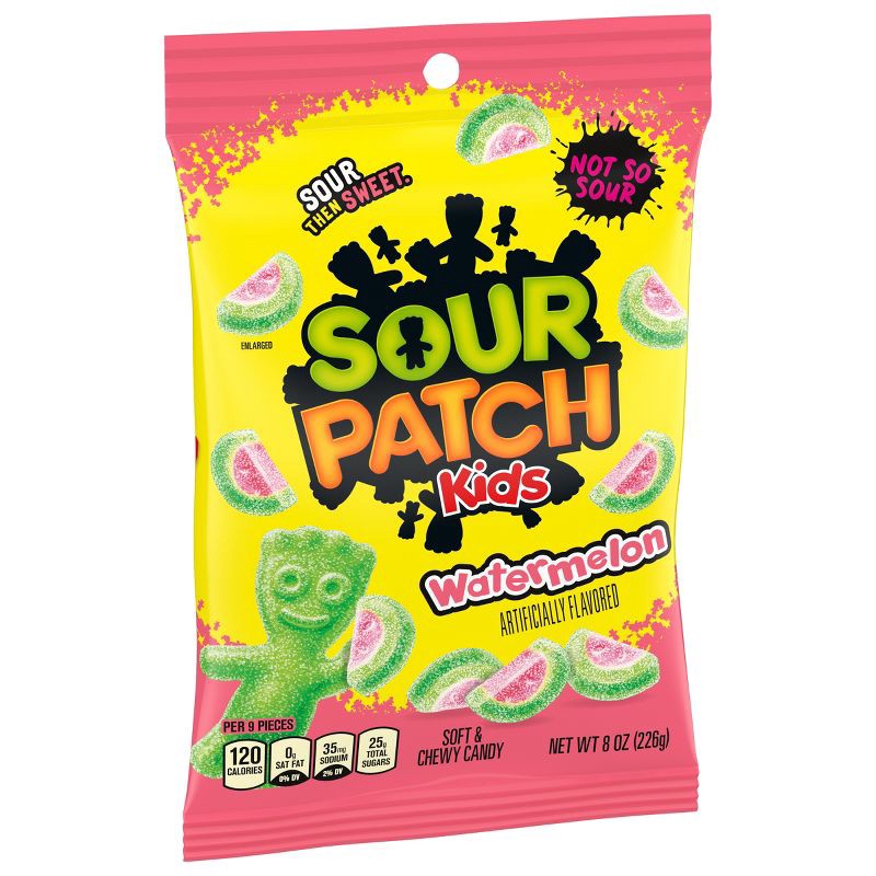 slide 8 of 17, SOUR PATCH KIDS Watermelon Soft and Chewy Candy - 8oz, 8 oz