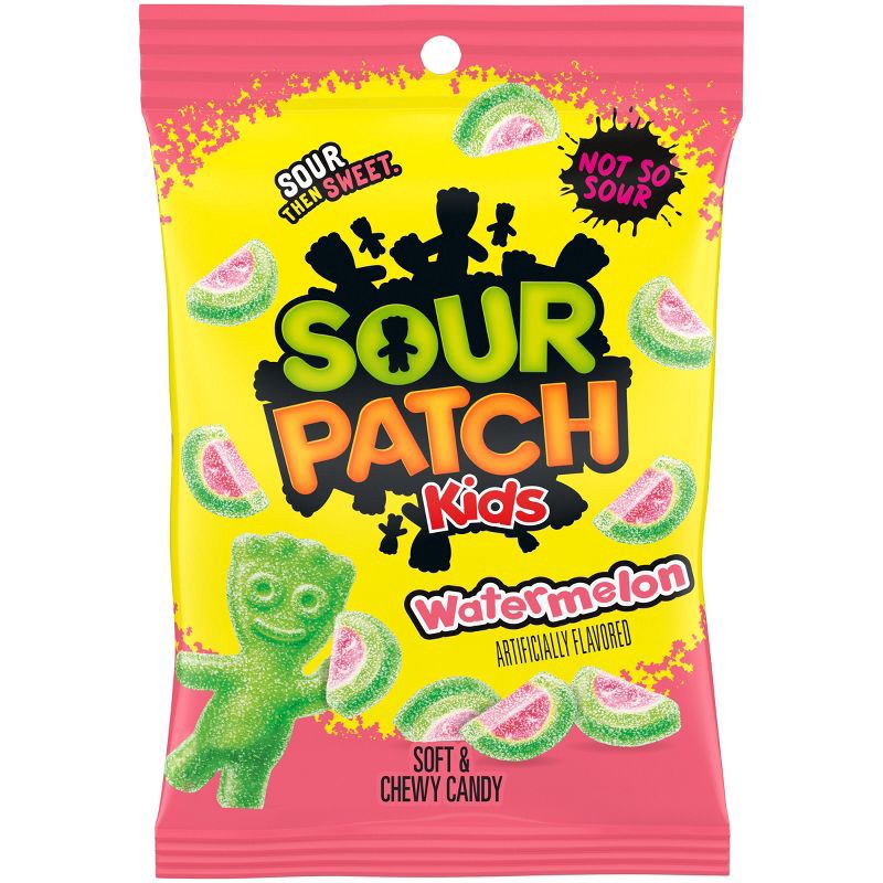slide 1 of 17, SOUR PATCH KIDS Watermelon Soft and Chewy Candy - 8oz, 8 oz