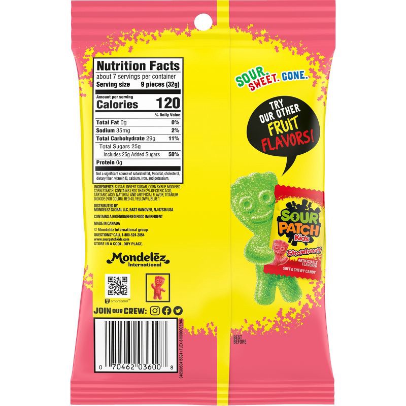 slide 10 of 17, SOUR PATCH KIDS Watermelon Soft and Chewy Candy - 8oz, 8 oz