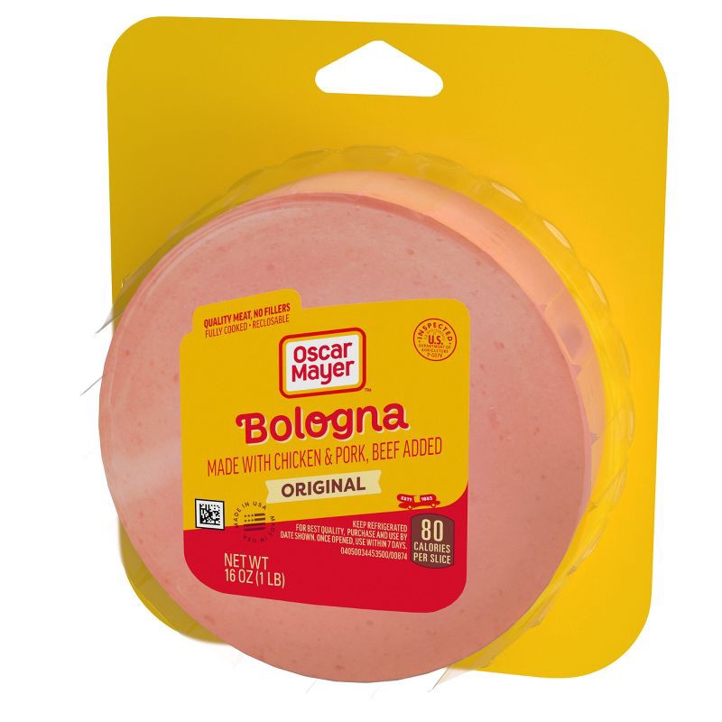 slide 8 of 9, Oscar Mayer Bologna Sliced Lunch Meat - 16oz, 16 oz