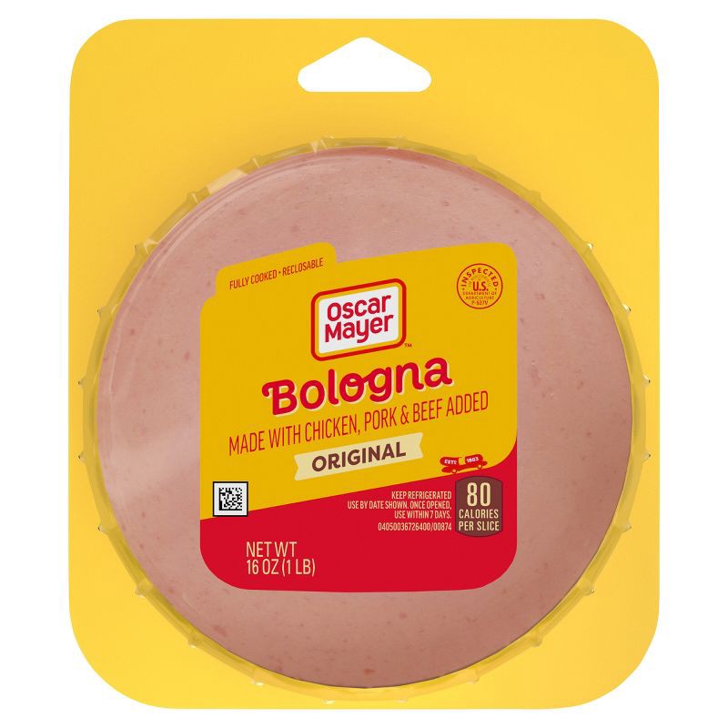 slide 10 of 10, Oscar Mayer Bologna Sliced Lunch Meat - 16oz, 16 oz