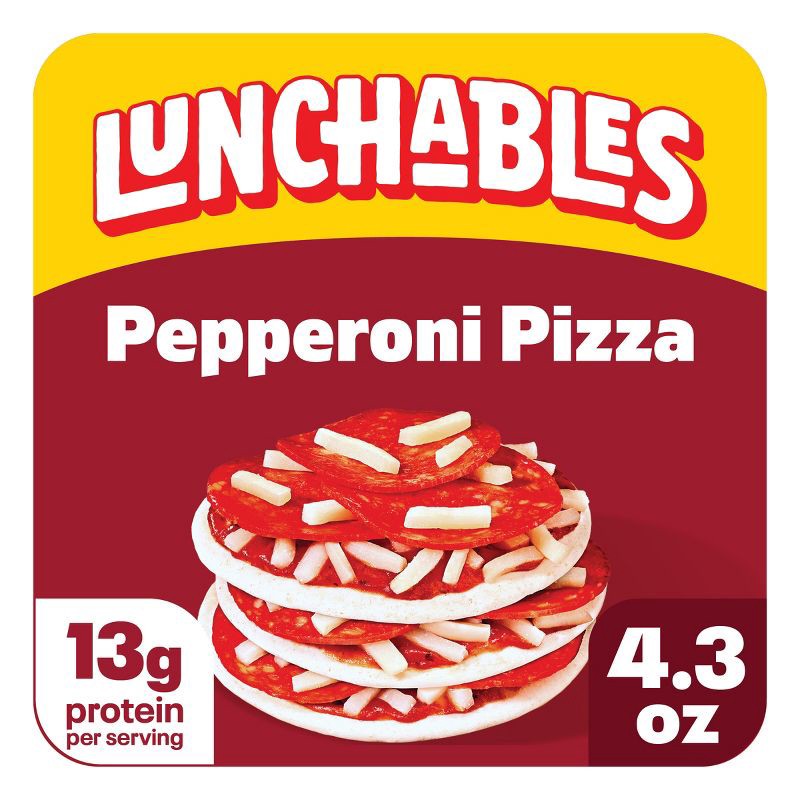 slide 1 of 9, Lunchables Pizza with Pepperoni - 4.3oz, 4.3 oz