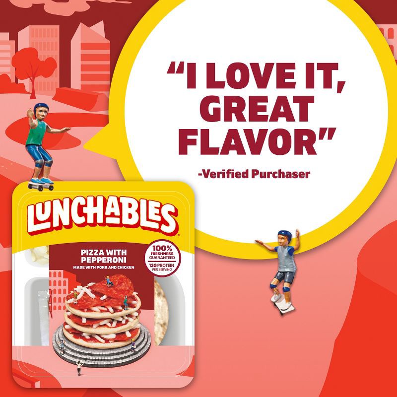 slide 7 of 13, Lunchables Pizza with Pepperoni - 4.3oz, 4.3 oz