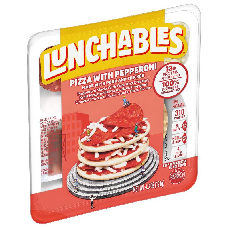 slide 8 of 13, Lunchables Pizza with Pepperoni - 4.3oz, 4.3 oz