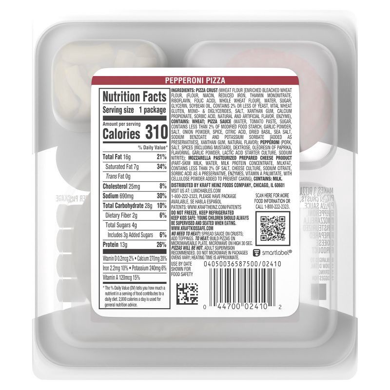 slide 8 of 15, Lunchables Pizza with Pepperoni - 4.3oz, 4.3 oz